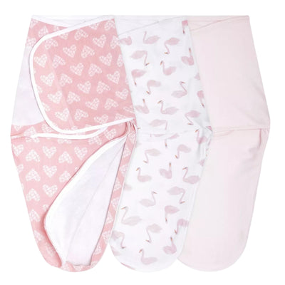 Aden + Anais Essentials Cueiro Envolvente - Pacote com 3, Briar Rose
