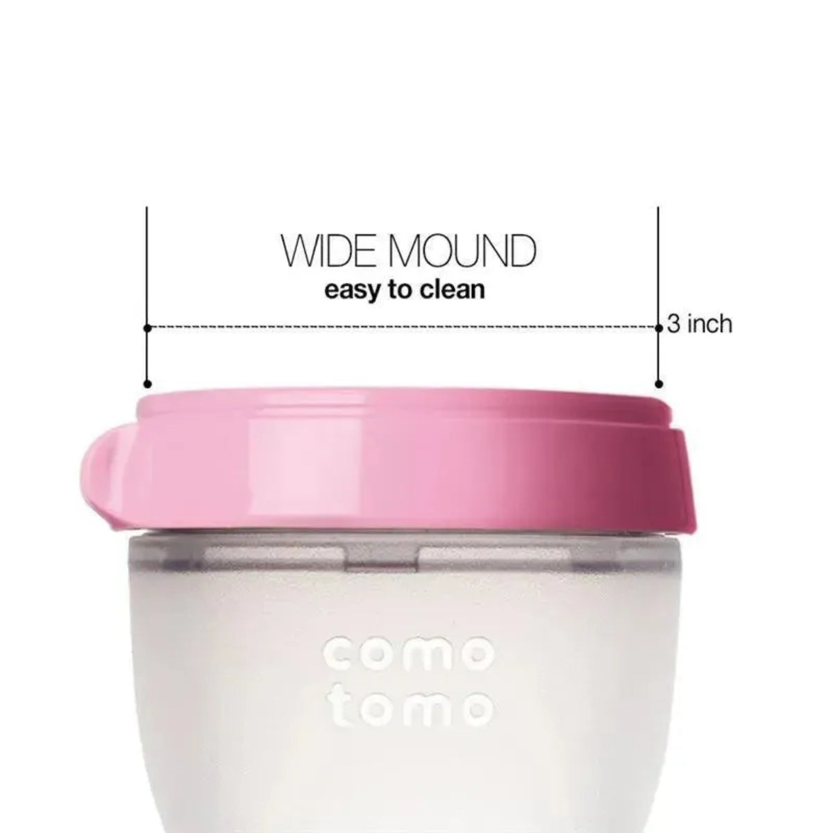 Mamadeira Comotomo Rosa 150ML