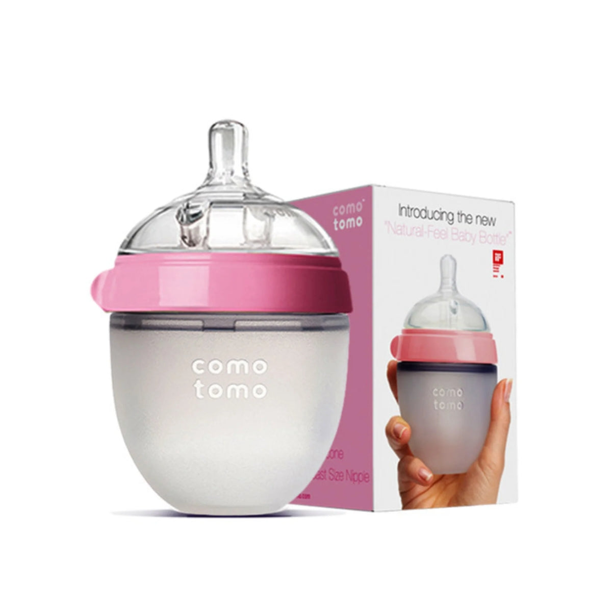 Mamadeira Comotomo Rosa 150ML