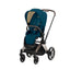 Carrinho de bebê Cybex Priam 4 Complete Rose Gold Mountain Blue