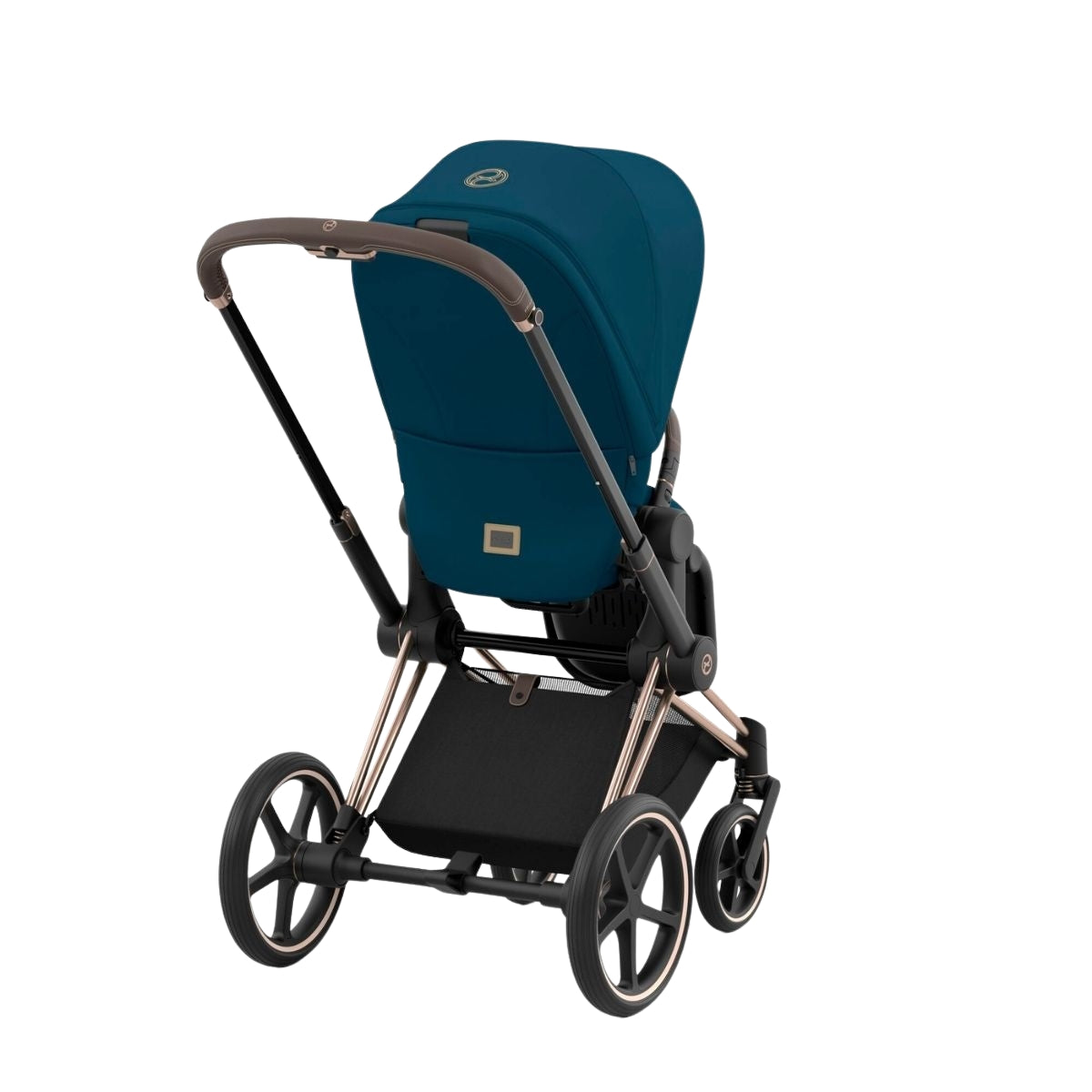Carrinho de bebê Cybex Priam 4 Complete Rose Gold Mountain Blue