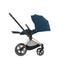Carrinho de bebê Cybex Priam 4 Complete Rose Gold Mountain Blue