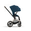 Carrinho de bebê Cybex Priam 4 Complete Rose Gold Mountain Blue