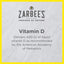 Suplemento de Vitamina D Infantil Zarbee's 0M+