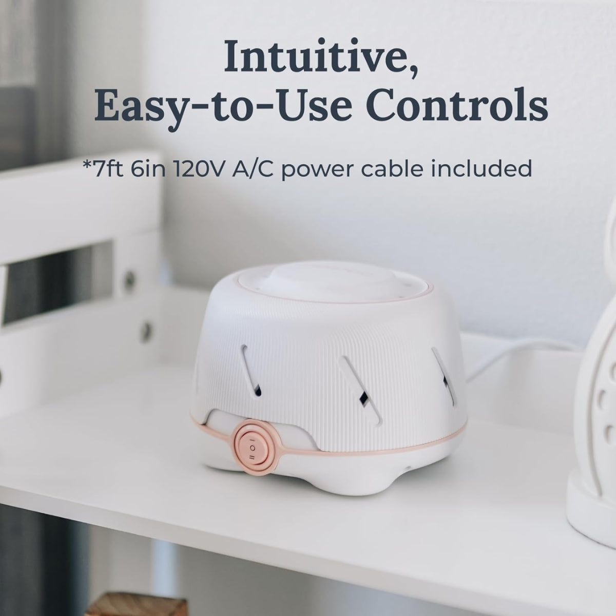 Máquina de som Dohm - Branco/Rosa