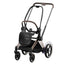 Estrutura do carrinho Cybex E-Priam 2 - ouro rosa/marrom