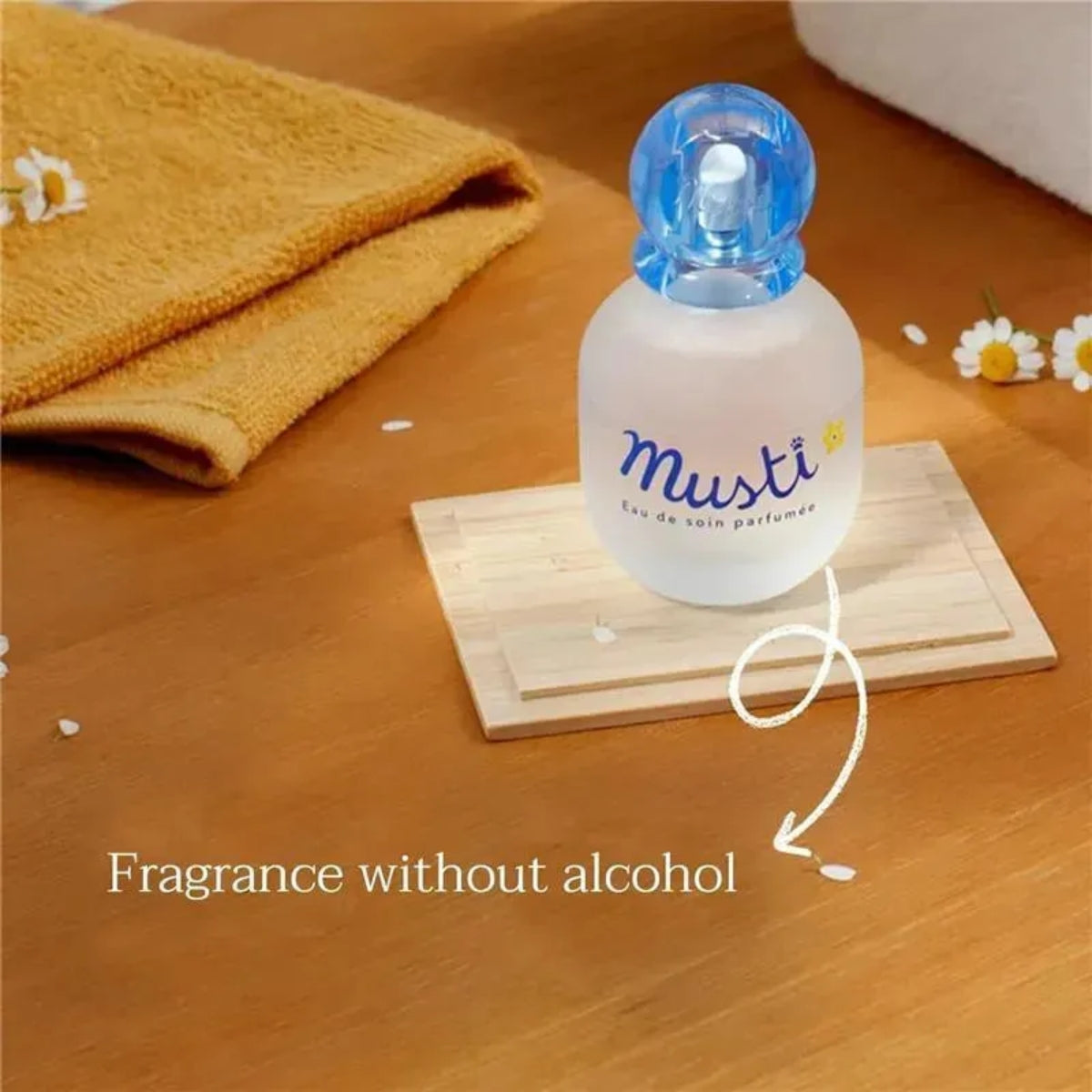 Mustela Musti Baby Plant-Based Perfume & Cologne Spray - Delicate Everyday Fragrance