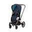 Carrinho de bebê Cybex Priam 4 Complete Rose Gold Nautical Blue