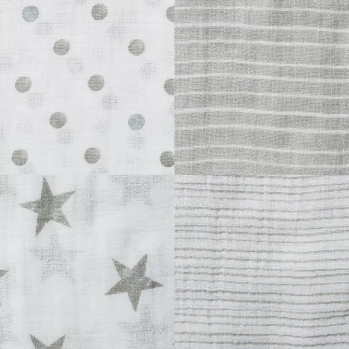 Aden + Anais - 4Pk Muslin Swaddles, Dusty on Luna Baby Store Miami