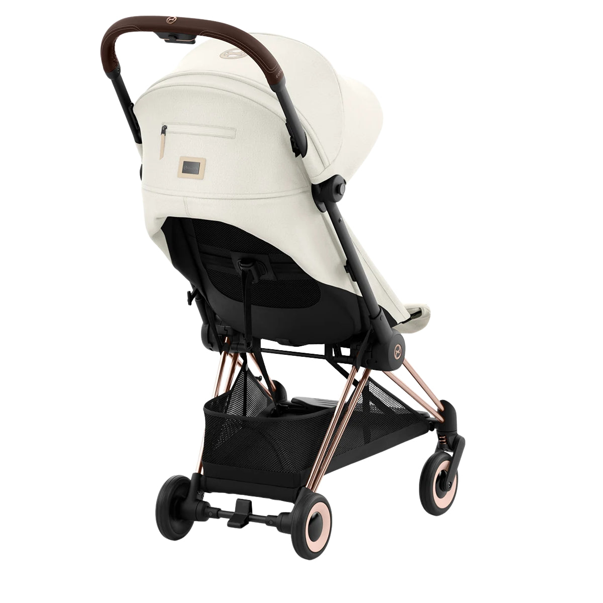 Carrinho De Bebê Cybex Coya Rosegold Off White