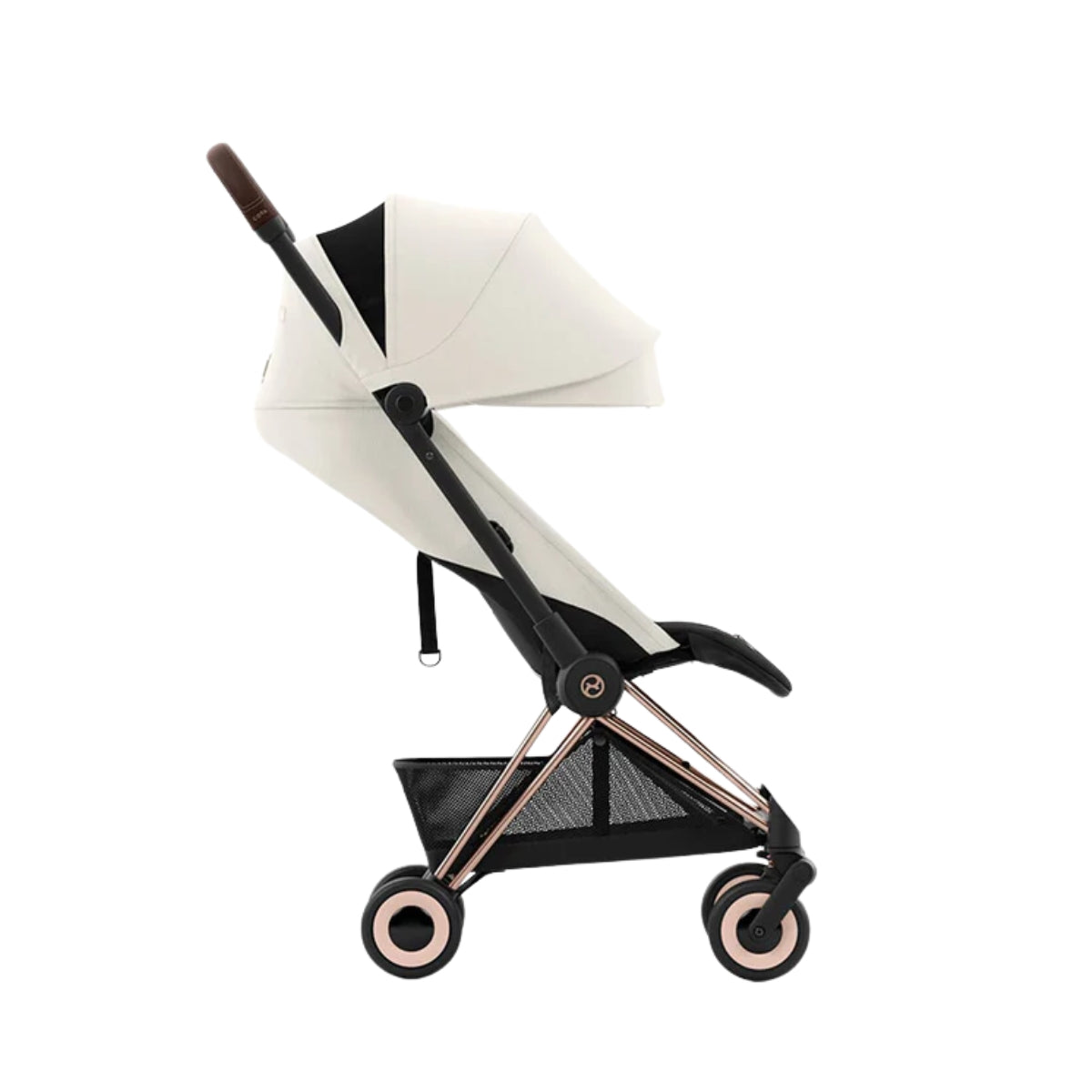 Carrinho De Bebê Cybex Coya Rosegold Off White