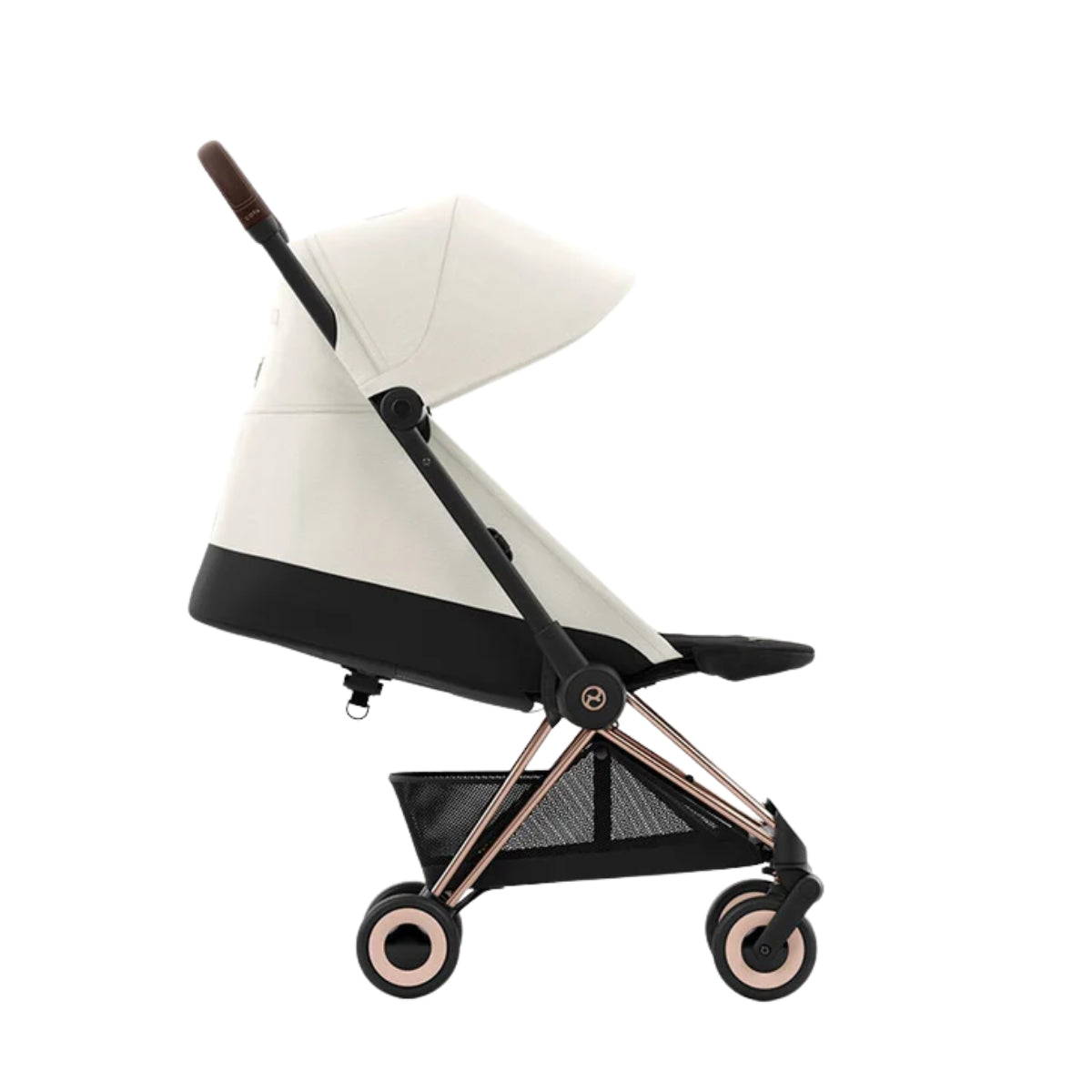 Carrinho De Bebê Cybex Coya Rosegold Off White
