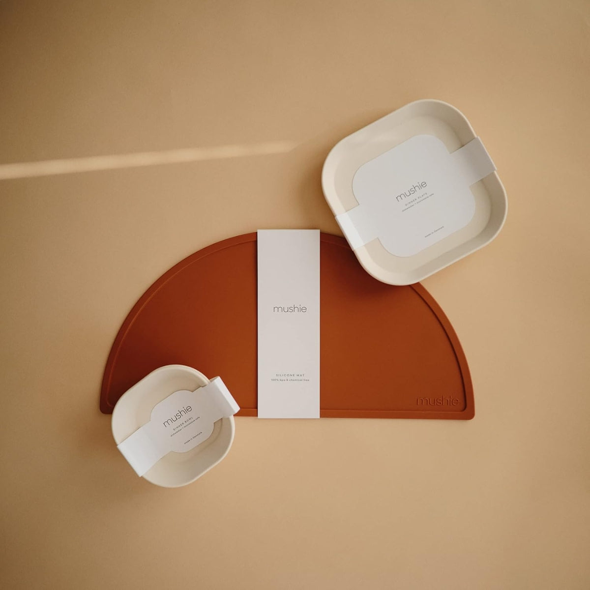 Kit de Tigelas Mushie Ivory