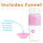 Kit De Mamadeira PopYum Com Mixer Pink 260ML