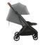 Carrinho Compacto UPPAbaby Minu V3 - Greyson (Carvão Melange / Quadro de Carbono / Couro de Sela)