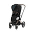 Carrinho de bebê Cybex Priam 4 Complete Rose Gold Preto Profundo