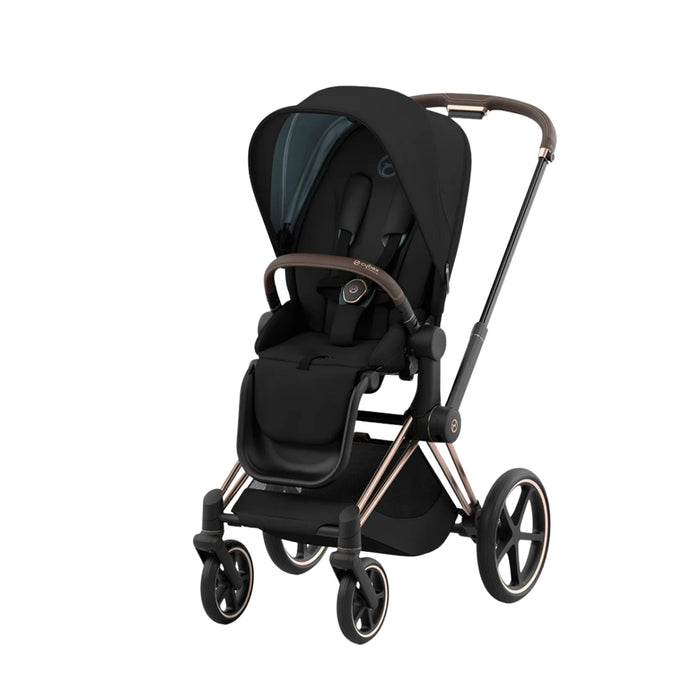 Carrinho De Bebê Cybex Priam 4 Rose Gold Deep Black