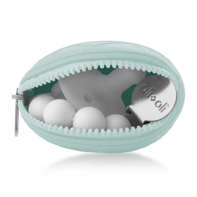 Ali + Oli Pacifier Holder Case - Mint - Luna Baby Store Miami