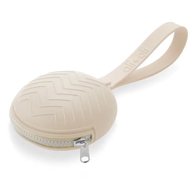 Ali + Oli Pacifier Holder Case - Natural - Luna Baby Store Miami