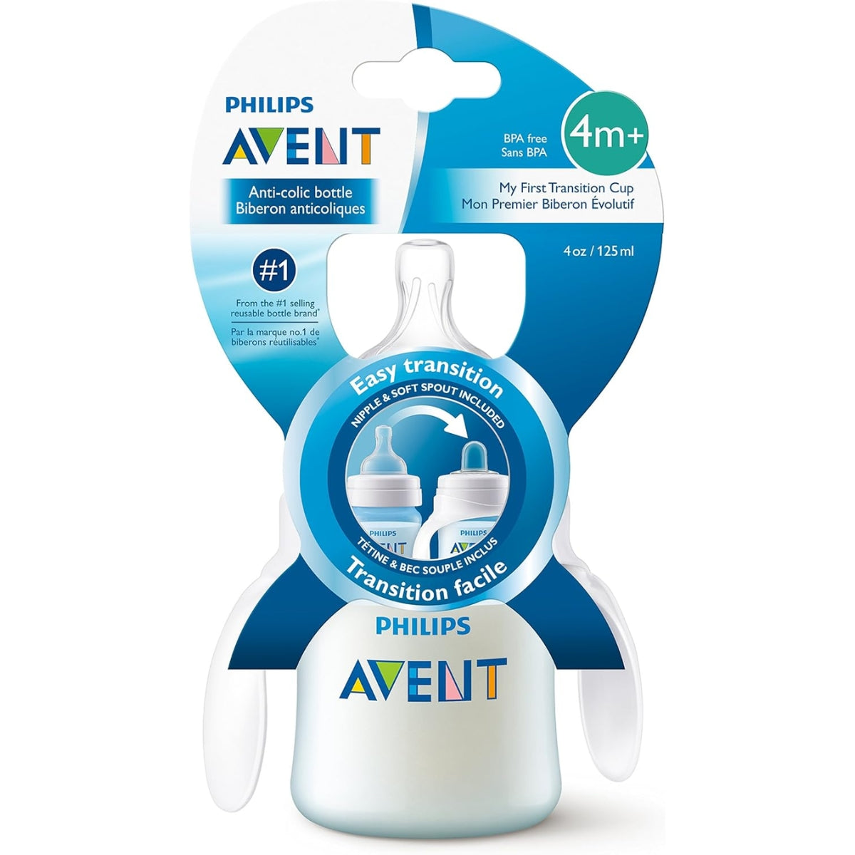 Philips Avent My First Transition Cup 4oz - Blue