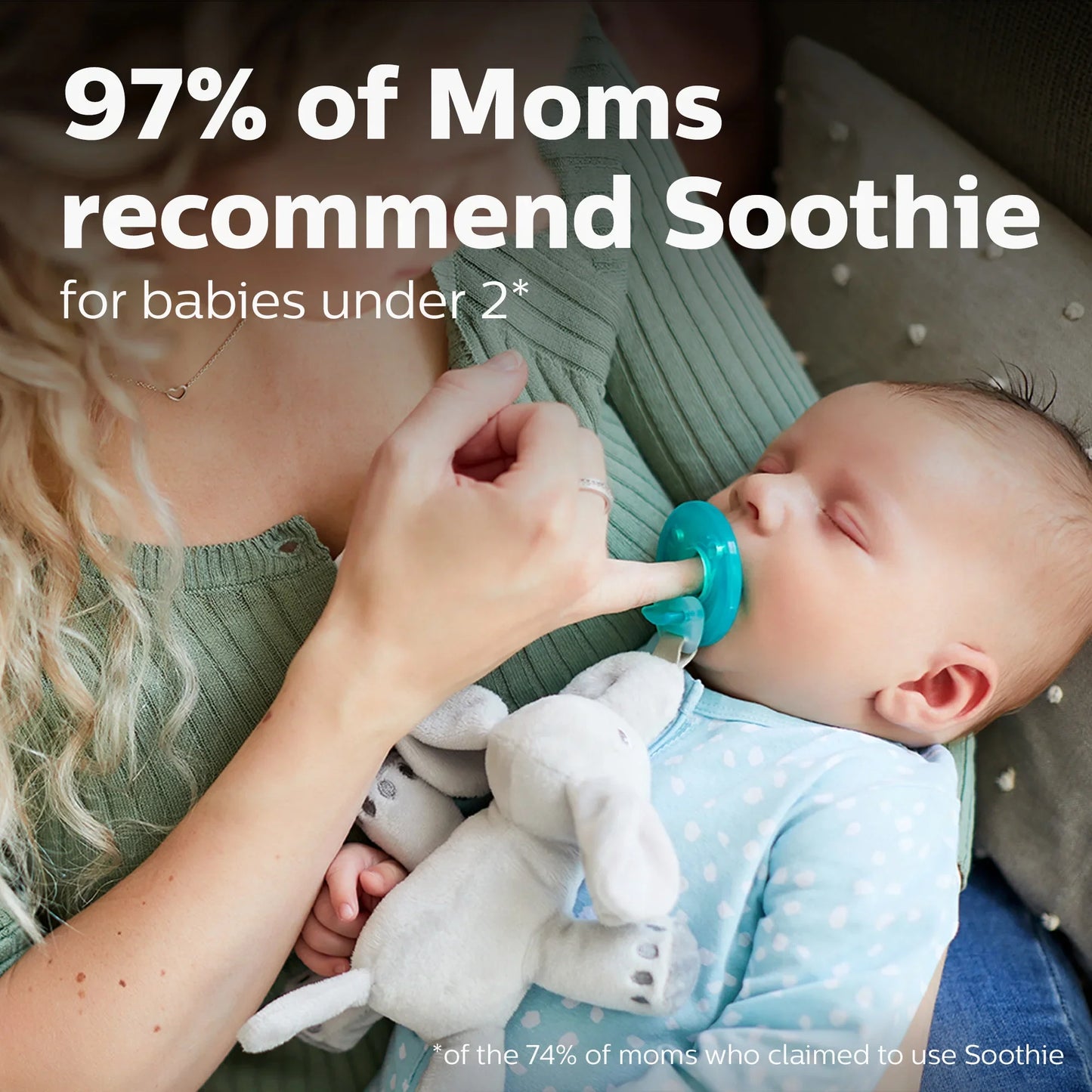 Philips Avent Soothie Pacifier, 0-3 Months, Pink/Purple, 2 Pack