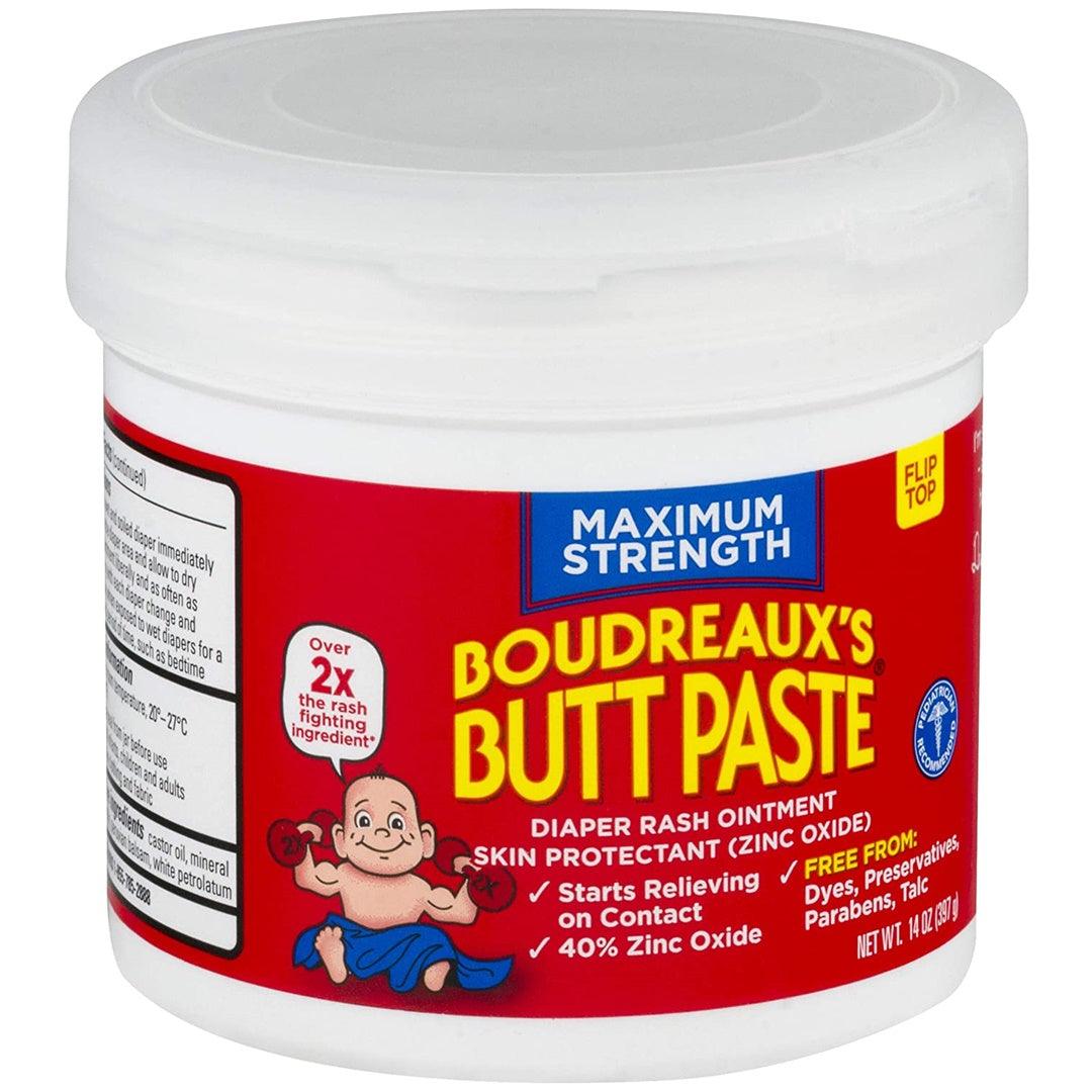 Pomada Boudreaux's Para Assadura Butt Paste Maximum Strength 400Gr - Boudreaux'S Babytunes