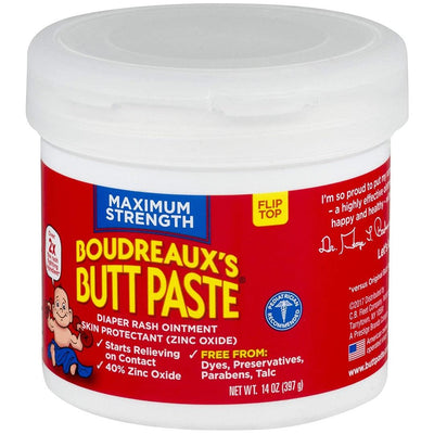 Pomada Boudreaux's Para Assadura Butt Paste Maximum Strength 400Gr - Boudreaux'S Babytunes