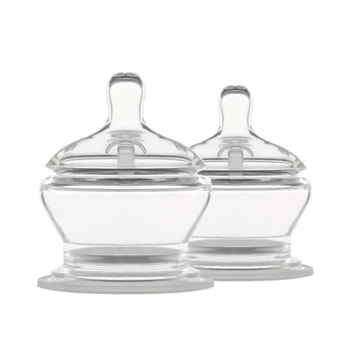 PopYum Stage 1 Slow Flow Nipple, 2-Pack 0M