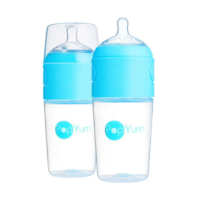 Kit De Mamadeira PopYum Com Mixer Blue 260ML