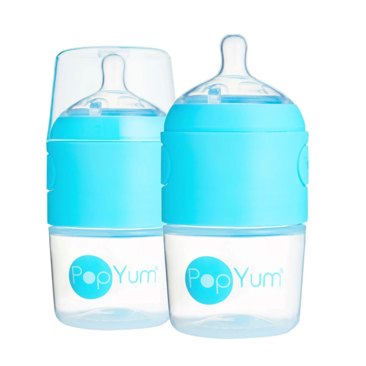 Kit De Mamadeira PopYum Com Mixer Blue 150ML on Luna Baby Store Miami