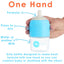 Kit De Mamadeira PopYum Com Mixer Blue 150ML on Luna Baby Store Miami