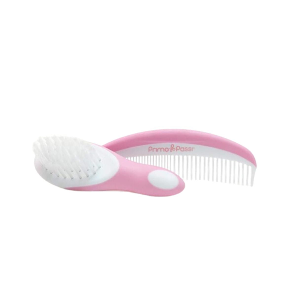 Kit Escova E Pente De Cabelo Primo Passi Rosa on Luna Baby Store Miami