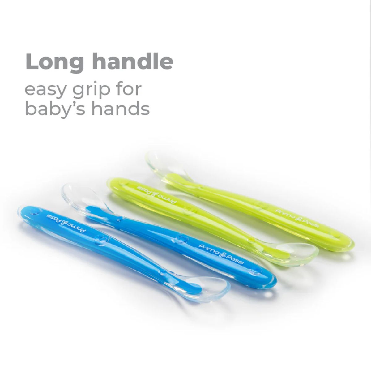 Colheres de Silicone Primo Passi Blue/Green
