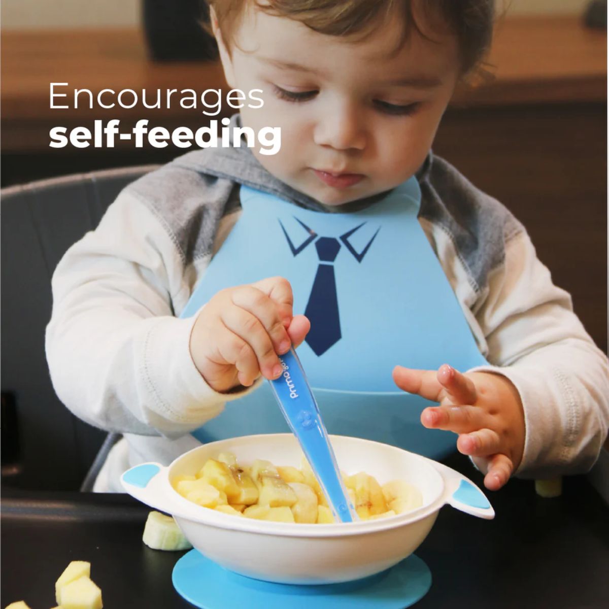 Colheres de Silicone Primo Passi Blue/Green