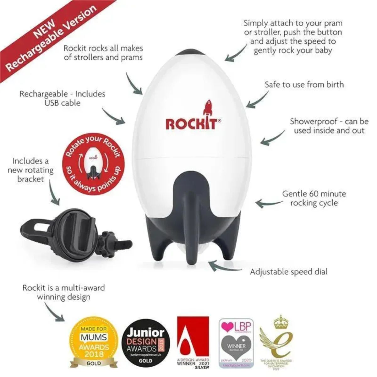 Balança Carrinho Portátil Rockit
