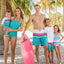 Roupa De Banho Infantil Ruggedbutts Aqua Color Block FPS50+ - 6-12M on Luna Baby Store Miami