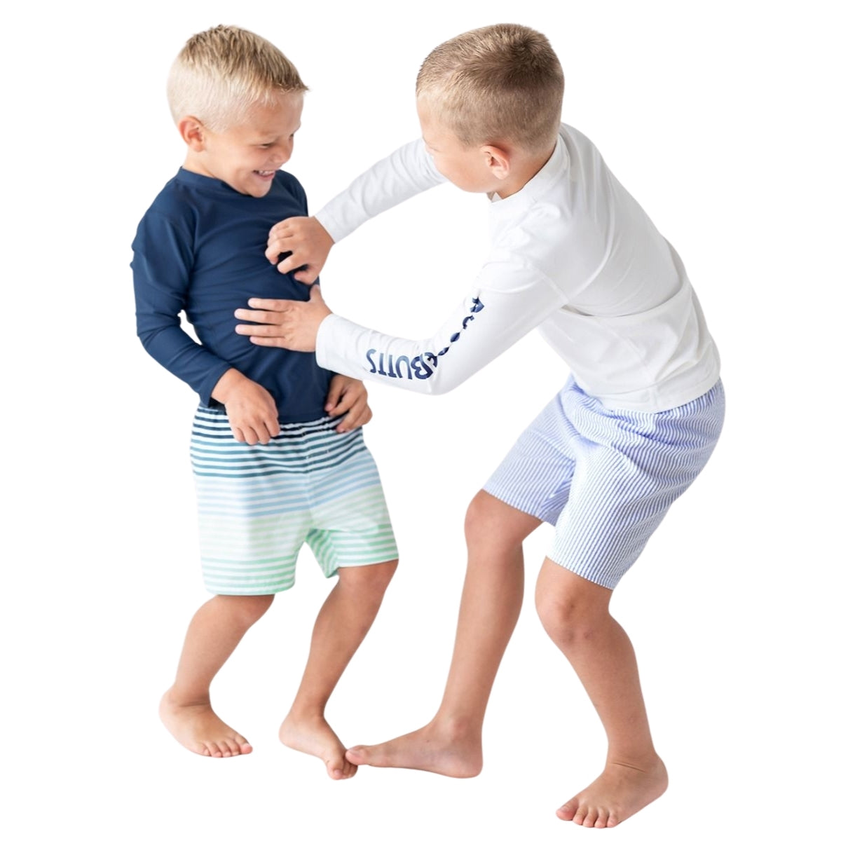 Camisa De Banho Infantil Ruggedbutts Navy FPS50+ - 6-12M