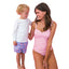 Rugged Butts Long Sleeve Rash Guard - White - 5 on Luna Baby Store Miami