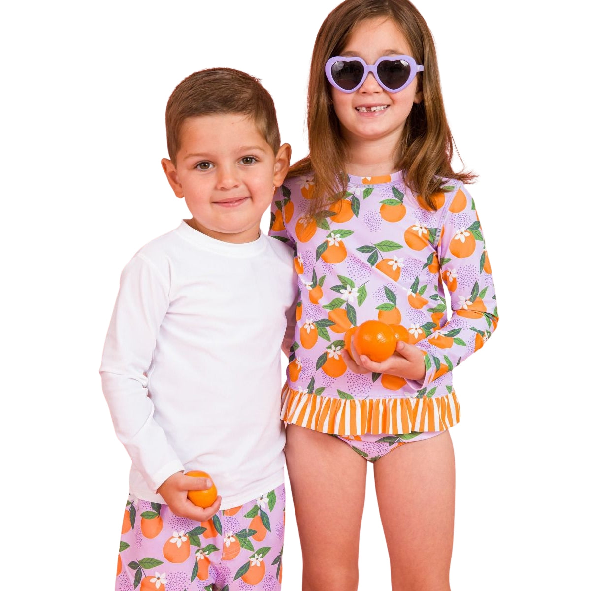Rugged Butts Long Sleeve Rash Guard - White - 5 on Luna Baby Store Miami