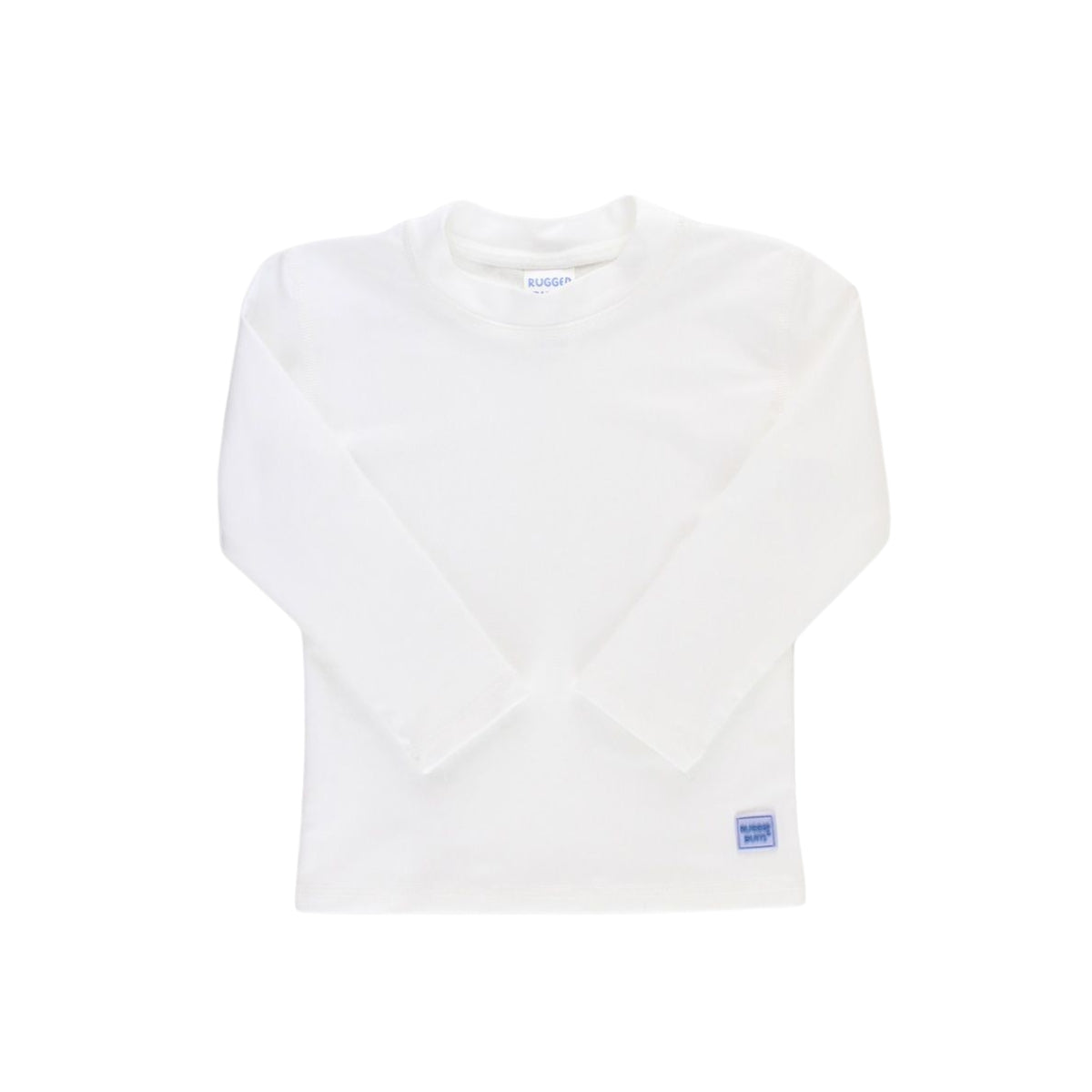 Rugged Butts Long Sleeve Rash Guard - White - 5 on Luna Baby Store Miami