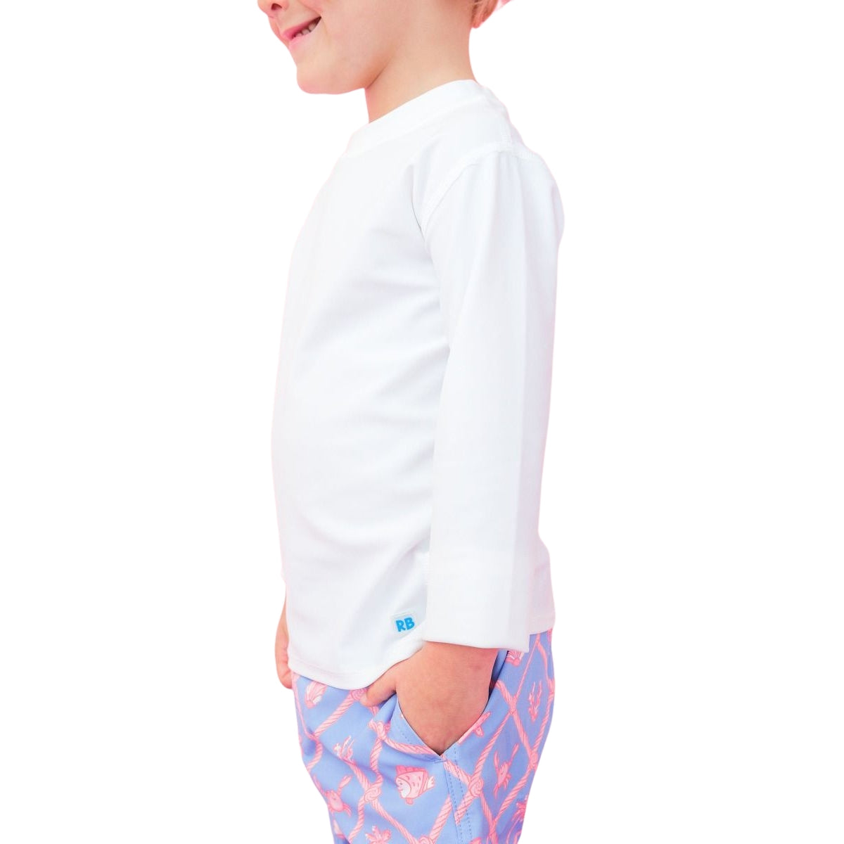 Rugged Butts Long Sleeve Rash Guard - White - 5