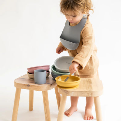 Saro Nordic Party 3 Piece Feeding Set - Copper