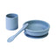 Saro Nordic Party 3 Piece Feeding Set - Mist on Luna Baby Store Miami