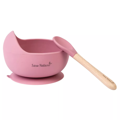 Saro Nordic Wave Bowl Feeding Set - Blossom
