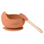 Saro Nordic Wave Bowl Feeding Set - Copper