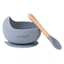Saro Nordic Wave Bowl Feeding Set - Mist on Luna Baby Store Miami