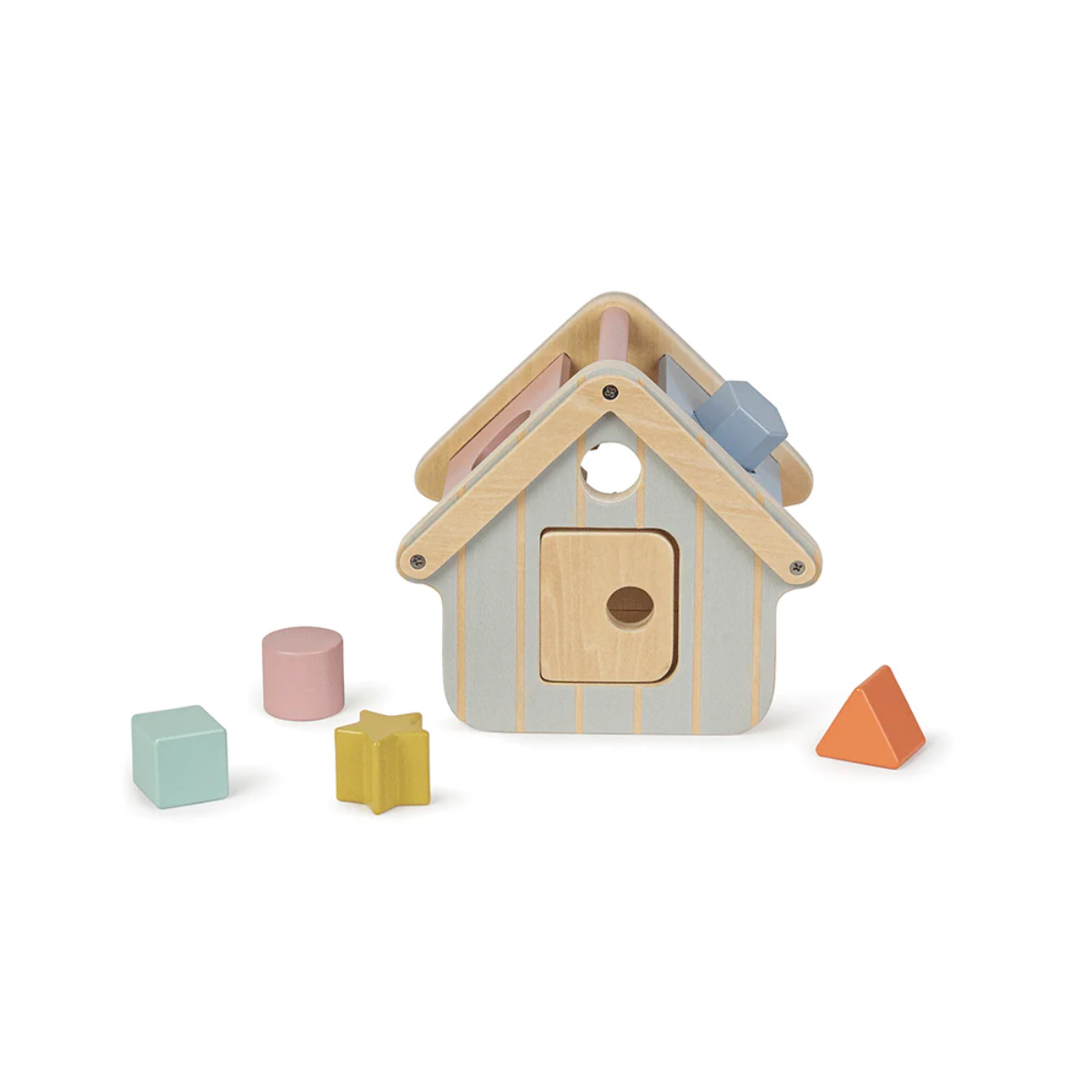 Saro Wooden Shape Sorting House