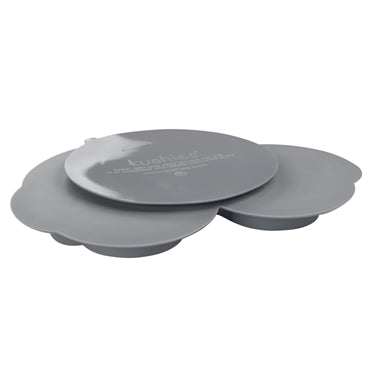 Kushies Siliplate - Grey Pebble - Luna Baby Store Miami