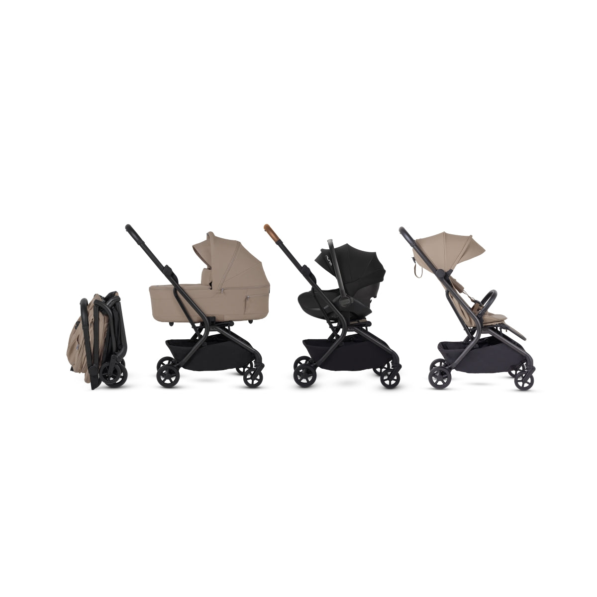 Silver Cross Nia Compact Travel Stroller - Champagne