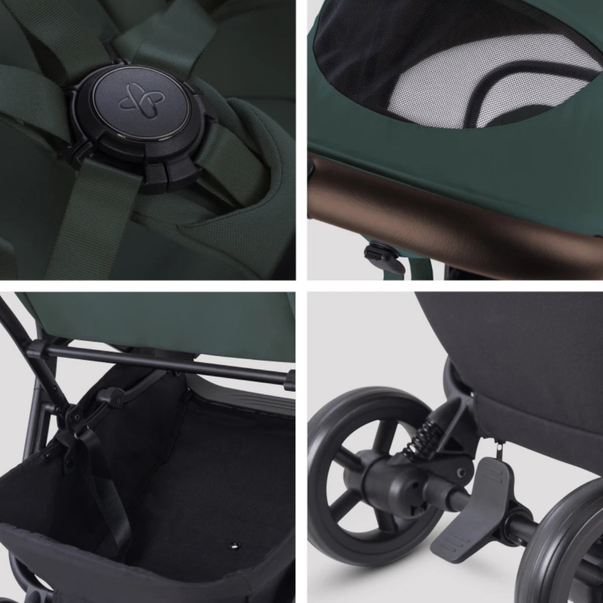 Silver Cross Nia Compact Travel Stroller - Conifer